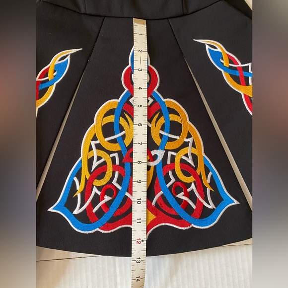 Irish Step Dance Costume with Cape Piece Custom Design Size XS - Picture 11 of 16